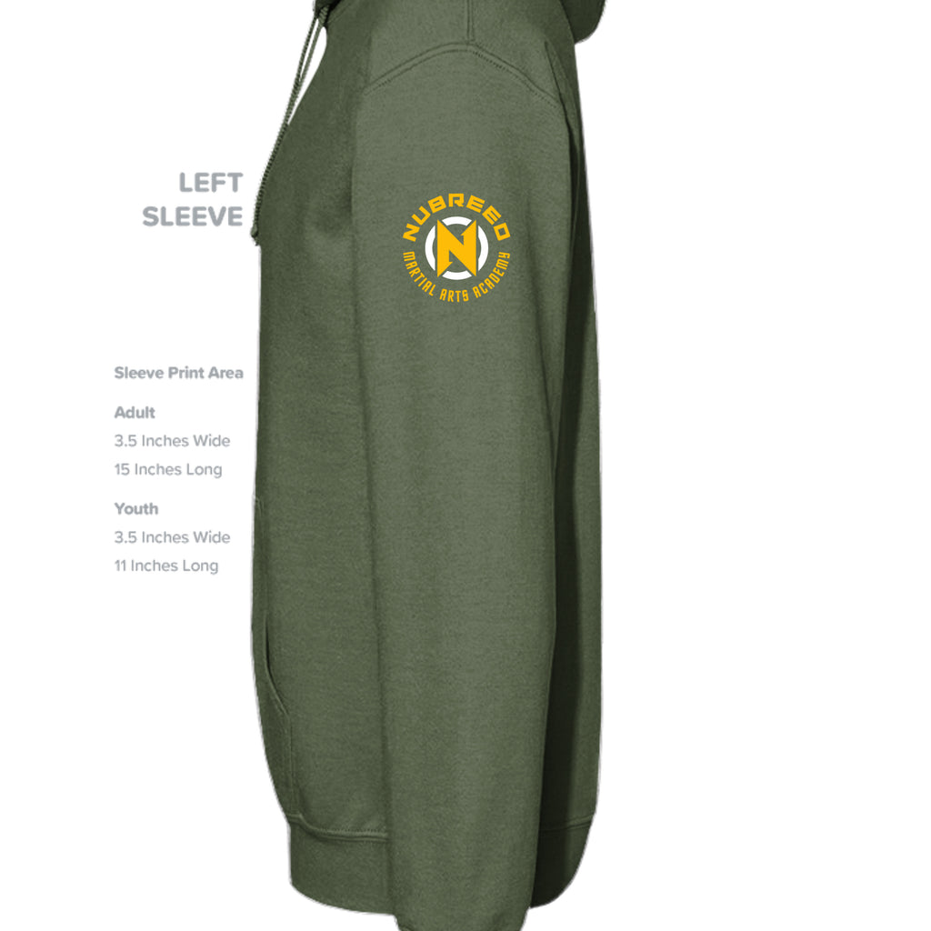 MILITARY GREEN - G185 - SLEEVE_LEFT
