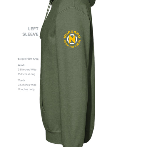 MILITARY GREEN - G185 - SLEEVE_LEFT