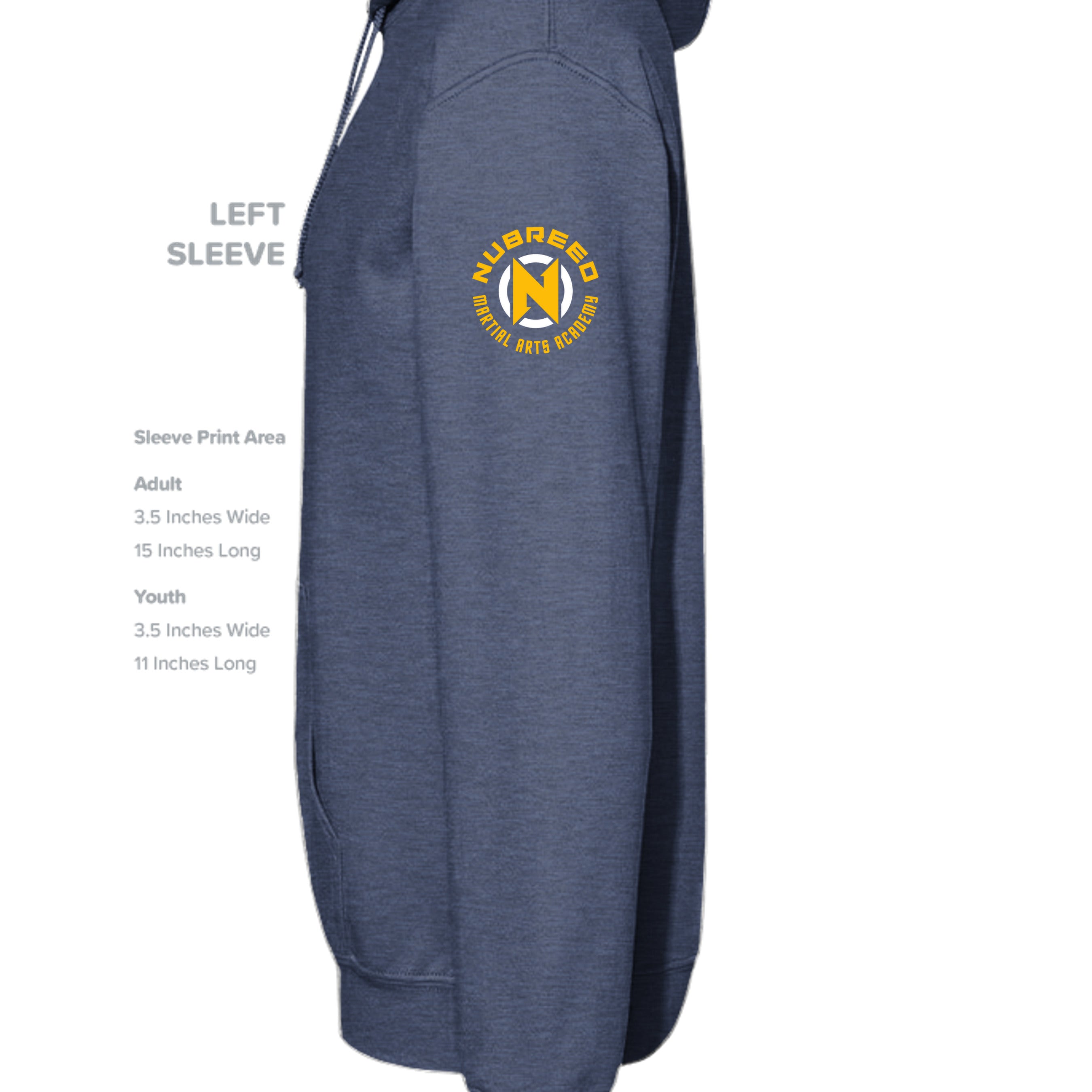 Heather Sport Dark Navy - G185 - SLEEVE_LEFT