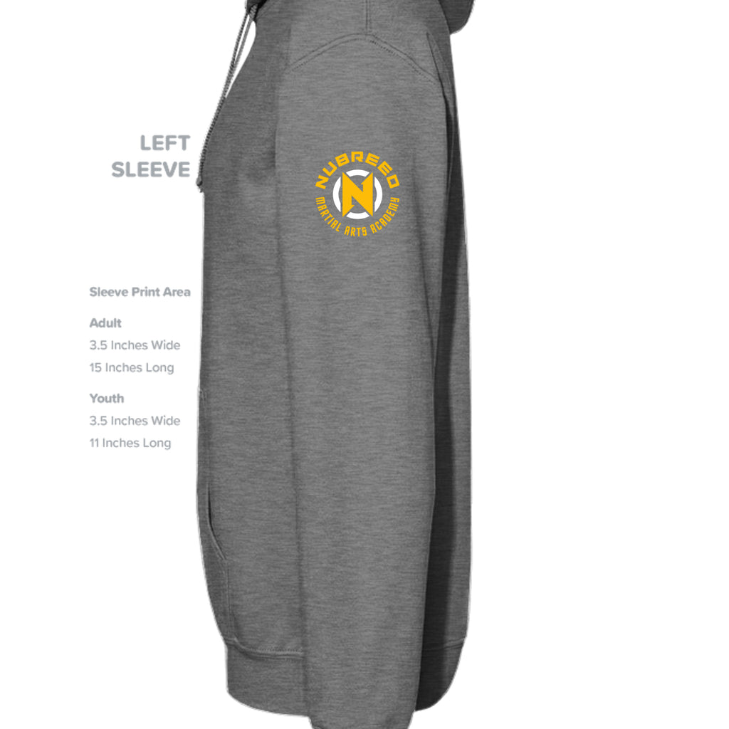 GRAPHITE HEATHER - G185 - SLEEVE_LEFT